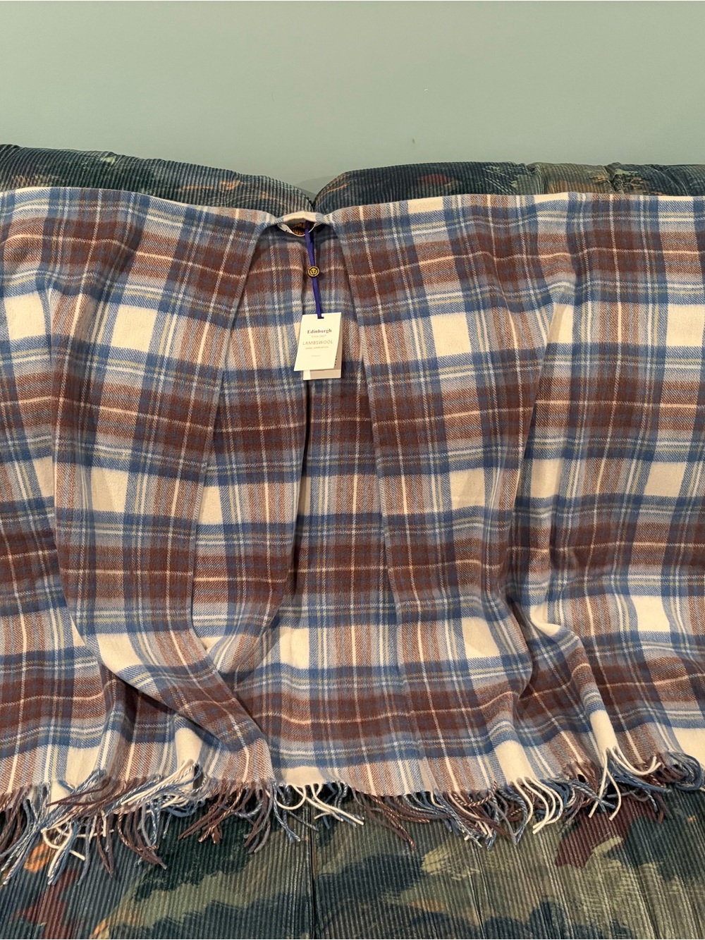 Edinburgh Lambswool Fringed Cape